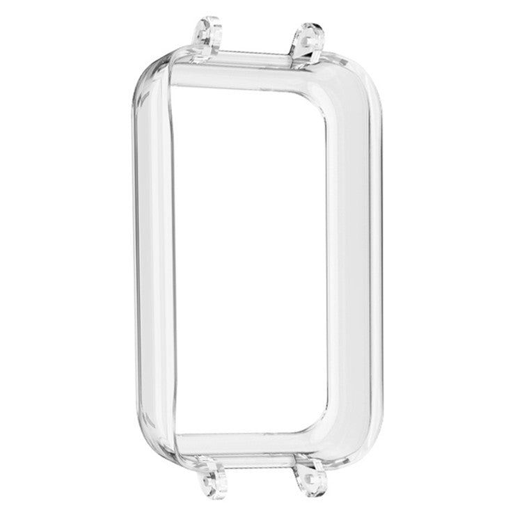 For Honor Band 9 Watch Frame Hard PC Cover with 12mm Adapter Connector - Transparent