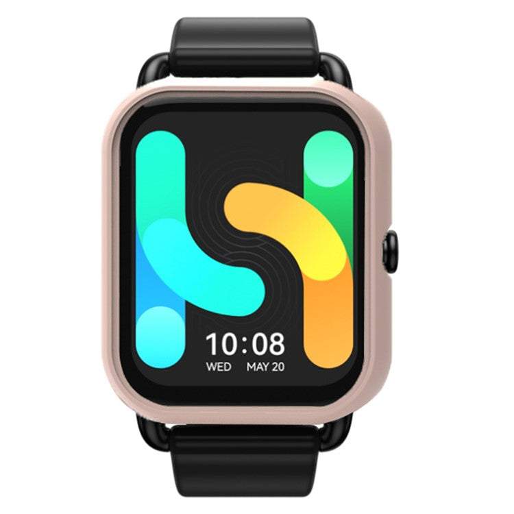 For Haylou GST Lite(LS13) / GST(LS09B) Hard PC Case Scratch-Resistant Watch Case Cover - Pink