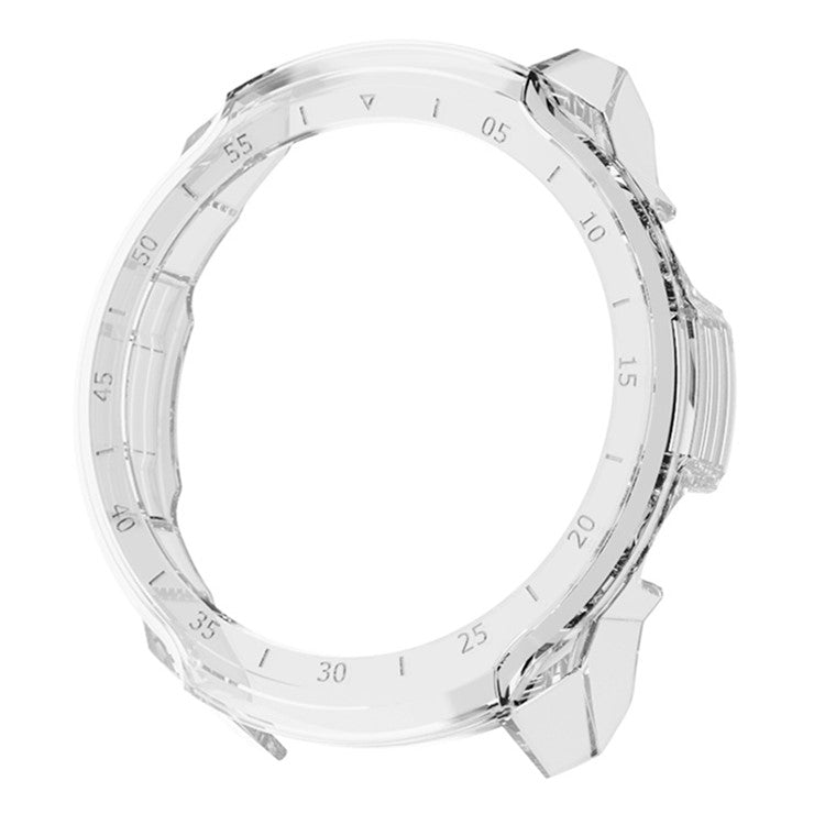 For Mibro A2 Watch Case Drop-proof Hard PC Protective Cover - Transparent