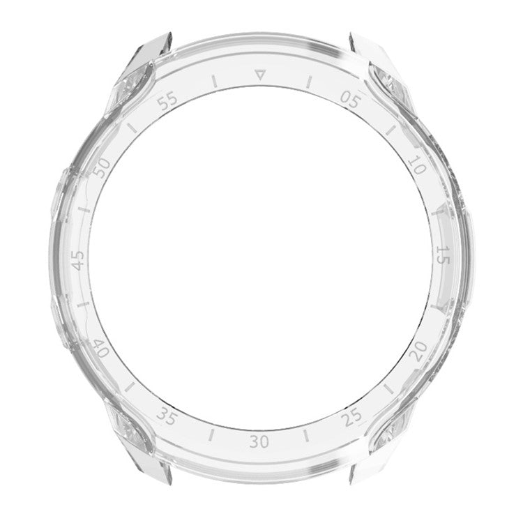 For Mibro A2 Watch Case Drop-proof Hard PC Protective Cover - Transparent