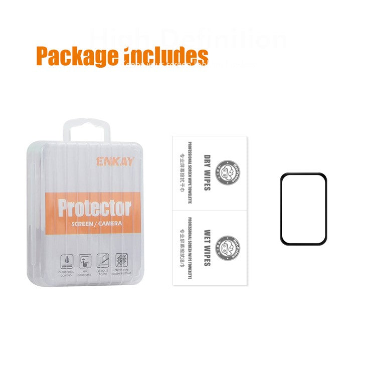 ENKAY HAT PRINCE For Samsung Galaxy Fit3 Screen Protector 3D Curved Soft PC Edge + PMMA Full Coverage HD Film