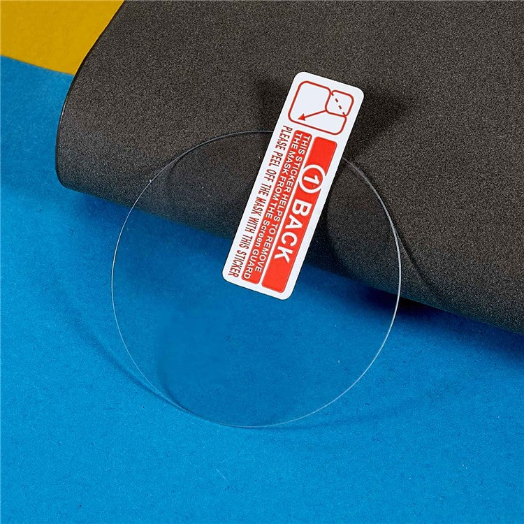 For Universal Smart Watch Tempered Glass Screen Protector D26mm Arc Edge Watch Screen Film