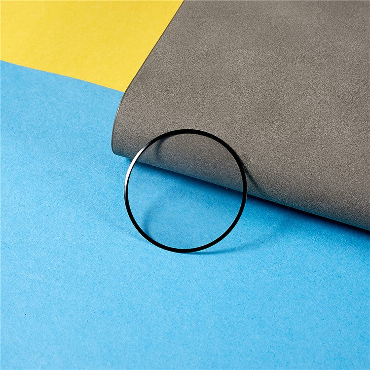 2Pcs For Samsung Galaxy Watch FE 40mm Tempered Glass Screen Protector Silk Printing Black Edge