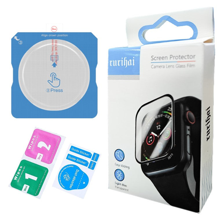 RURIHAI For Huawei Watch GT 5 46mm Screen Protector AR Clear Watch Film with Alignment Tool