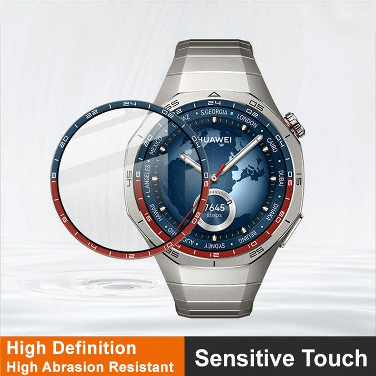 IMAK For Huawei Watch GT 5 Pro 46mm Screen Protector Anti-Scratch PMMA Watch Film (Colorful Edge)
