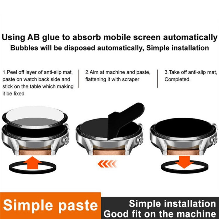 IMAK For Huawei Watch GT 5 Pro 46mm Screen Protector Anti-Scratch PMMA Watch Film