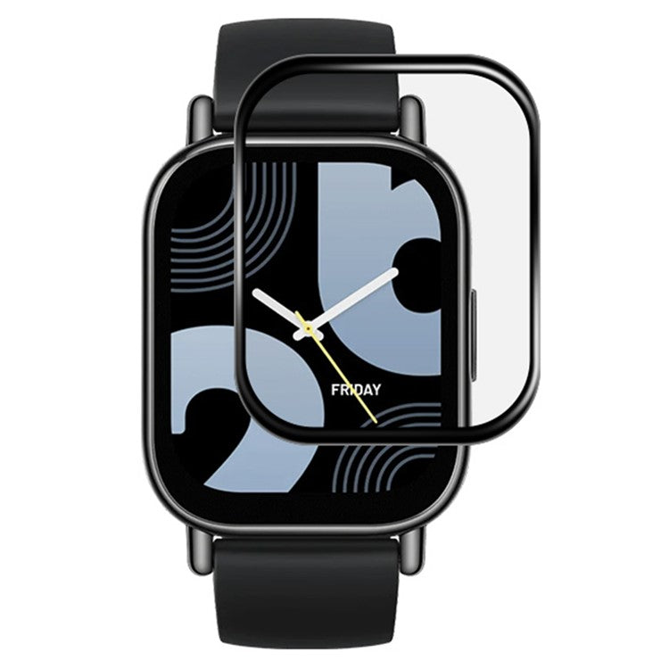 RURIHAI For Xiaomi Redmi Watch 5 Active Watch Screen Protector 3D PMMA Full Glue Film