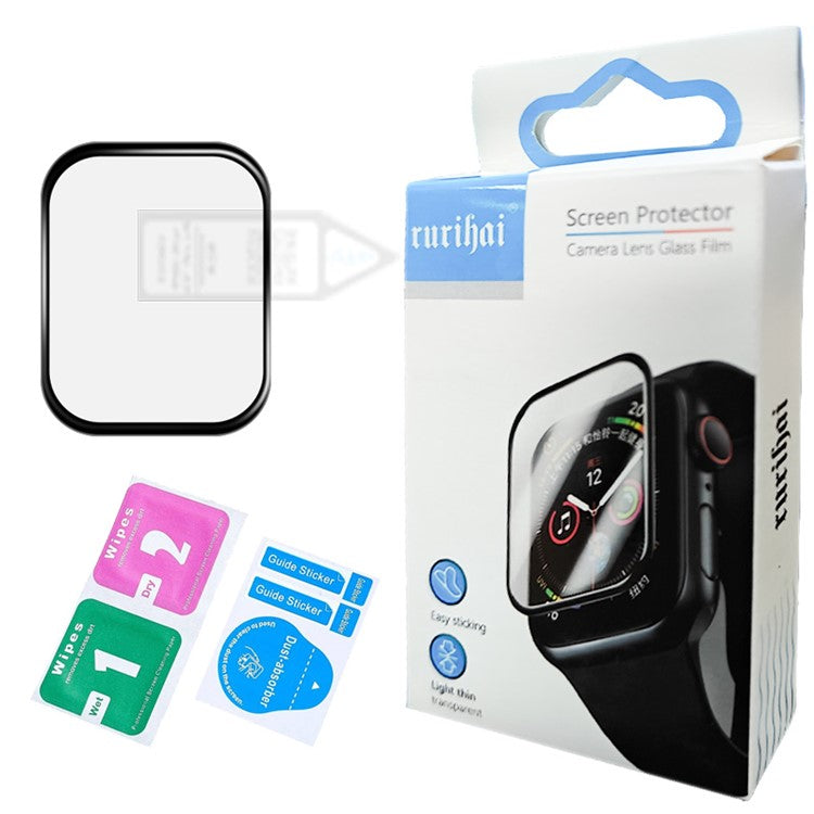 RURIHAI For Xiaomi Redmi Watch 5 Active Watch Screen Protector 3D PMMA Full Glue Film