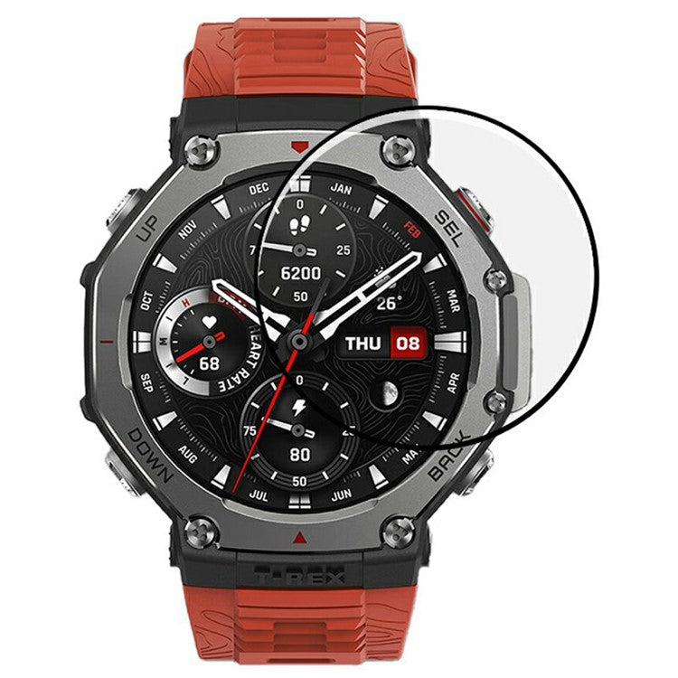 RURIHAI For Huami Amazfit T-Rex 3 Watch Screen Protector 3D PMMA Full Glue Film