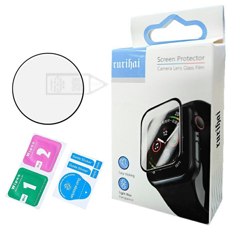 RURIHAI For Huami Amazfit T-Rex 3 Watch Screen Protector 3D PMMA Full Glue Film