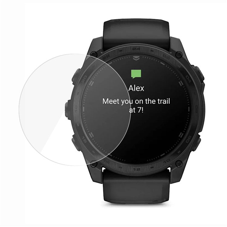 For Garmin Tactix 8 47mm Screen Protector 0.3mm Tempered Glass Watch Film