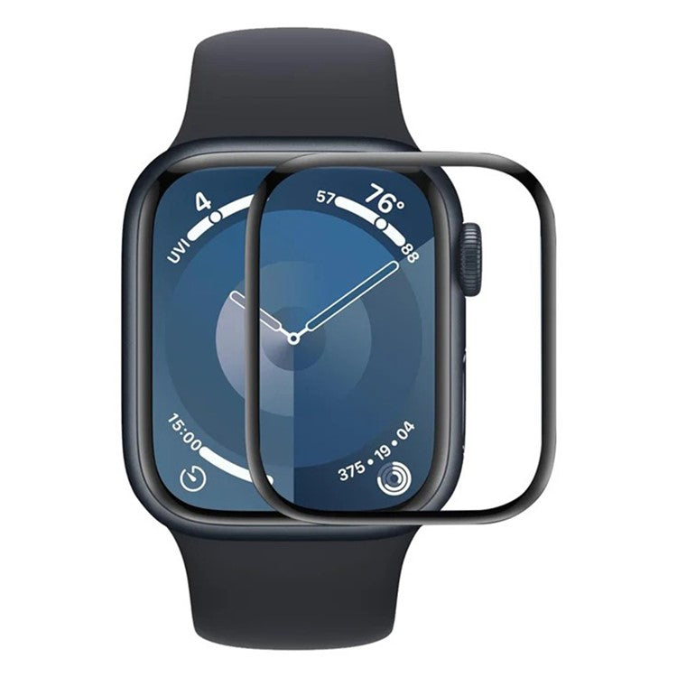 WANLONFENG Screen Protector For Apple Watch Series 10 46mm 3D Curved Edge PMMA Soft Film