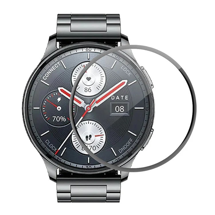 WANLONFENG Screen Protector For Huami Amazfit Pop 3R 3D Curved Edge PMMA Soft Film