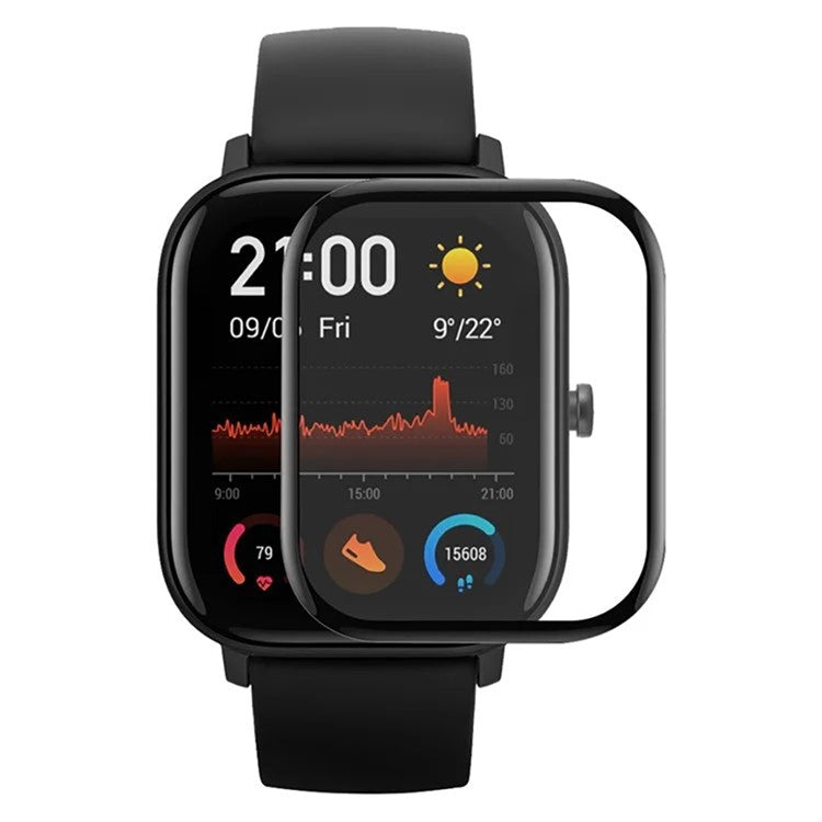 WANLONFENG Screen Protector For Huami Amazfit GTS 4 3D Curved Edge PMMA Soft Film