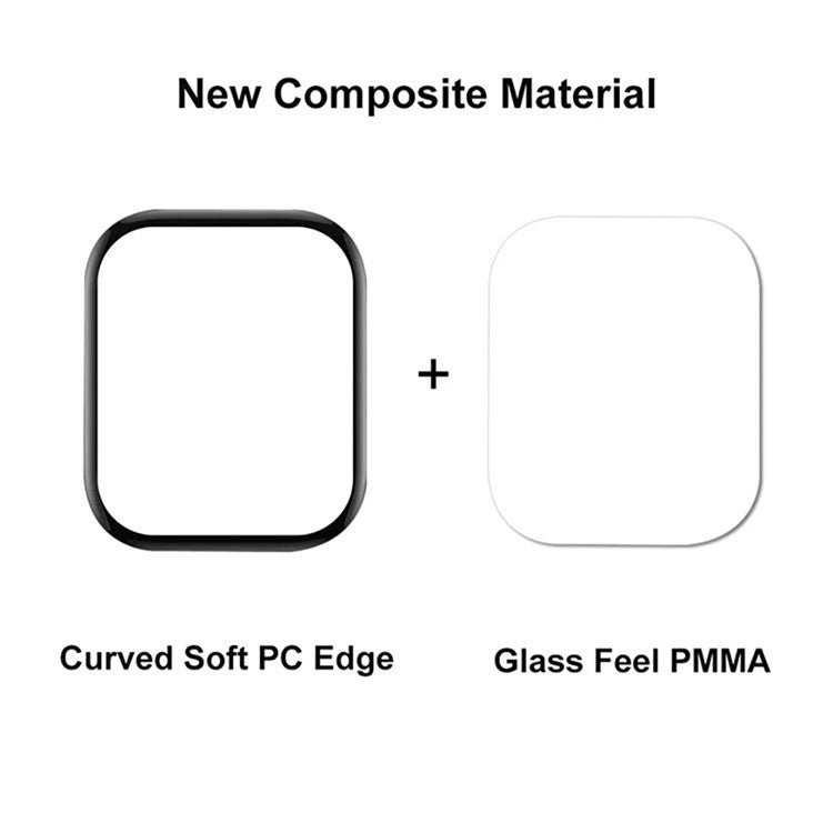 WANLONFENG Screen Protector For Huami Amazfit GTS 4 3D Curved Edge PMMA Soft Film