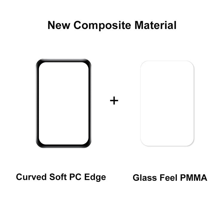 ENKAY HAT PRINCE for Huawei Watch Fit Screen Protector 3D Curved Soft PC Edge + PMMA Flexible Full Coverage Clear Film