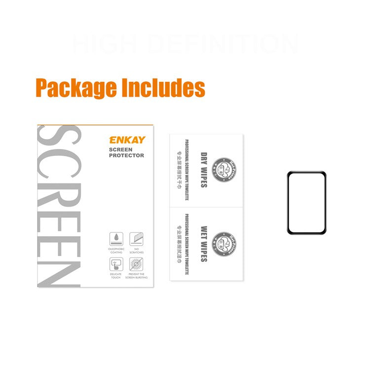 ENKAY HAT PRINCE for Huawei Watch Fit Screen Protector 3D Curved Soft PC Edge + PMMA Flexible Full Coverage Clear Film