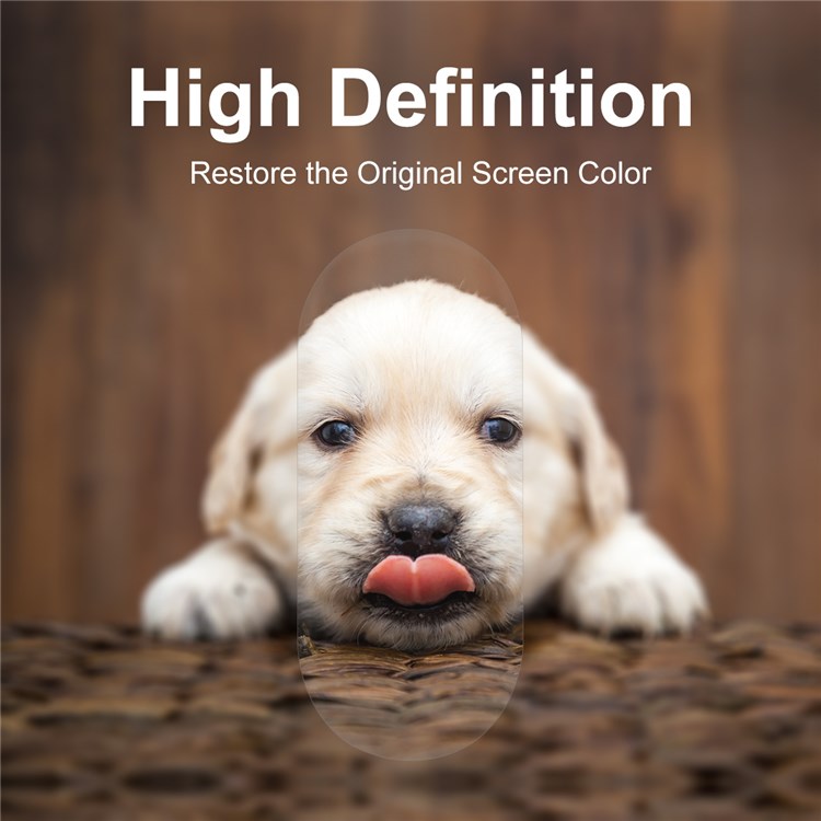 2Pcs / Set HAT PRINCE for Xiaomi Mi Band 7 Anti-explosion Anti-scratch Full Coverage Full Glue Soft TPU Screen Protective Film