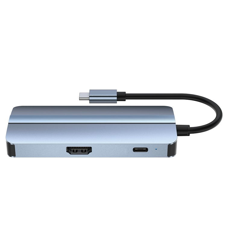Multi-Port USB 3.0 Hub Adapter 6 in 1 USB3.0 Extender Type-C Docking Station with 3 x USB 3.0