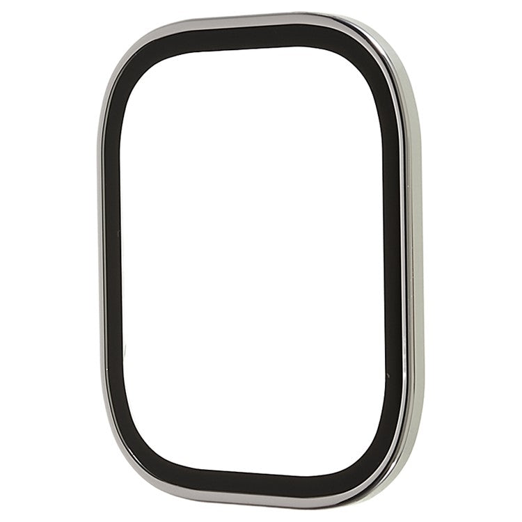 RURIHAI For Apple Watch Ultra 2 49mm / Ultra 49mm Watch Screen Protector Titanium Alloy Edge High Aluminum-silicon Glass Screen Film - Silver