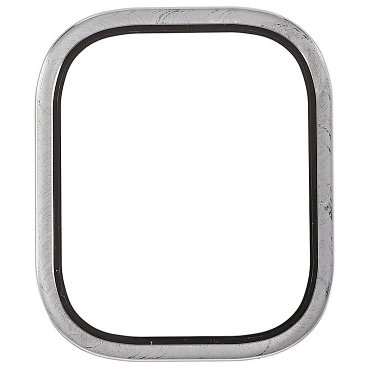 RURIHAI For Apple Watch Ultra 2 49mm / Ultra 49mm Watch Screen Protector Titanium Alloy Edge High Aluminum-silicon Glass Screen Film - Silver