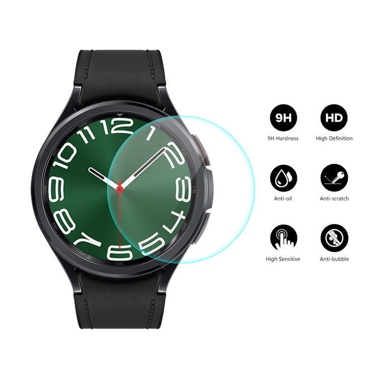 ENKAY HAT PRINCE 10PCS Watch Film for Samsung Galaxy Watch6 Classic 47mm / Watch Ultra 47mm 0.2mm 9H High Aluminum-Silicon Glass Screen Protector