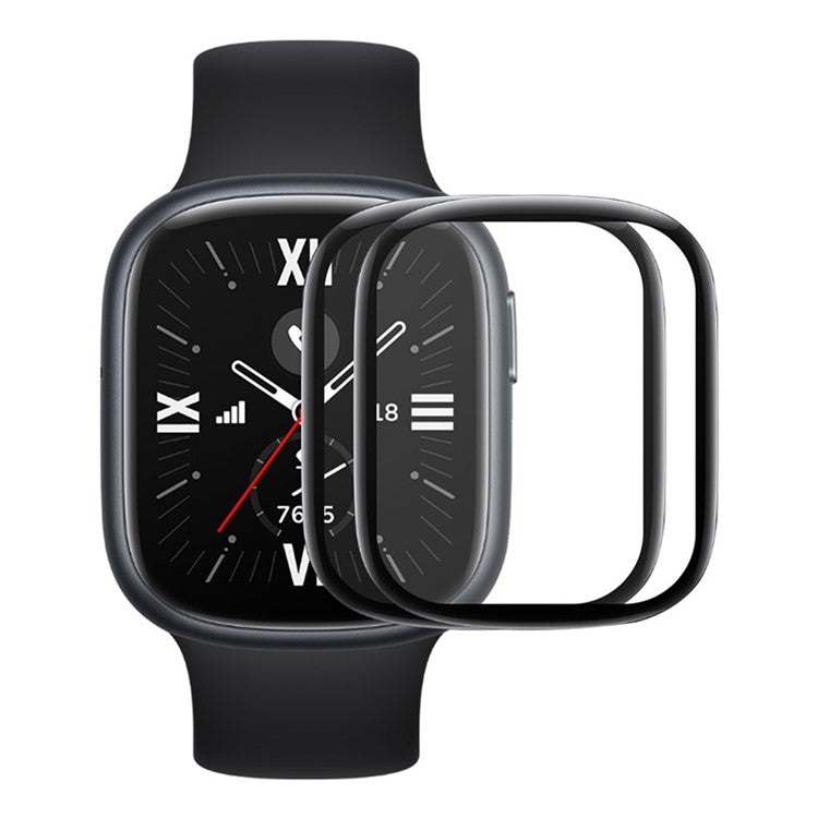ENKAY HAT PRINCE 2Pcs / Set for Honor Watch 4 Screen Film 3D Curved Soft PC Edge+PMMA Full Cover Screen Protector