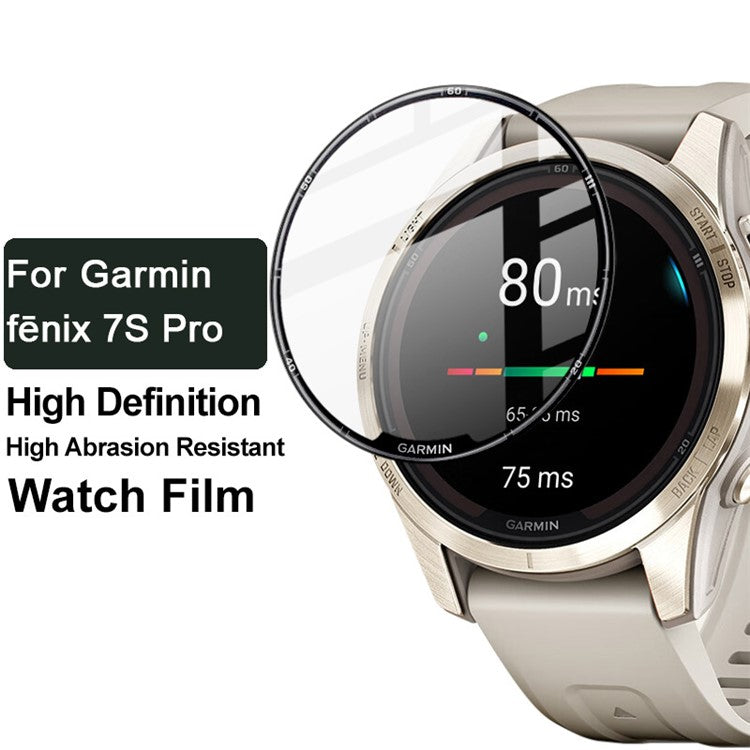 IMAK For Garmin Fenix 7S Pro Watch Screen Protector HD Clear PMMA Anti-Scratch Film