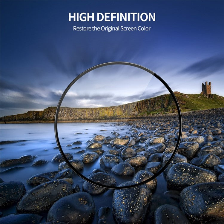 ENKAY HAT PRINCE 2Pcs For Samsung Galaxy Watch7 44mm / Watch6 44mm Full Screen Protector 0.2mm Silk Printing High Aluminum-Silicon Glass Film