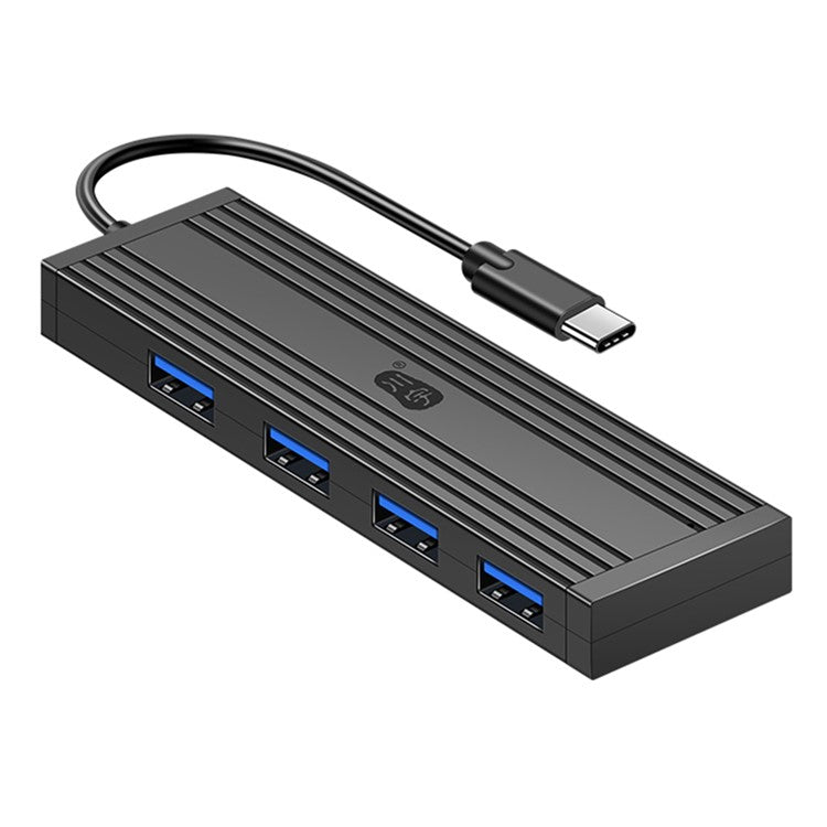 KAWAU H305C-15cm Type-C to 4xUSB Ports Extension Dock Station 5Gbps High Speed Data Transfer USB-C Hub
