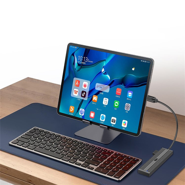 KAWAU H305C-15cm Type-C to 4xUSB Ports Extension Dock Station 5Gbps High Speed Data Transfer USB-C Hub