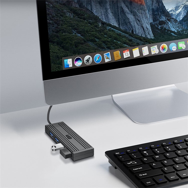 KAWAU H305-120 High Speed 4-Port USB Hub USB 3.0 Splitter Expander for Laptop, Flash Drive, Keyborad