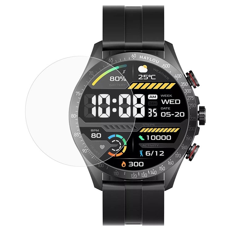 For Haylou Solar Pro (D37mm) TPU Screen Protector Bubble-Free, Easy Installation, HD Clear