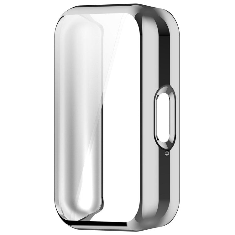 For Samsung Galaxy Fit3 Soft TPU Protective Cover All-inclusive Electroplating Watch Case - Silver