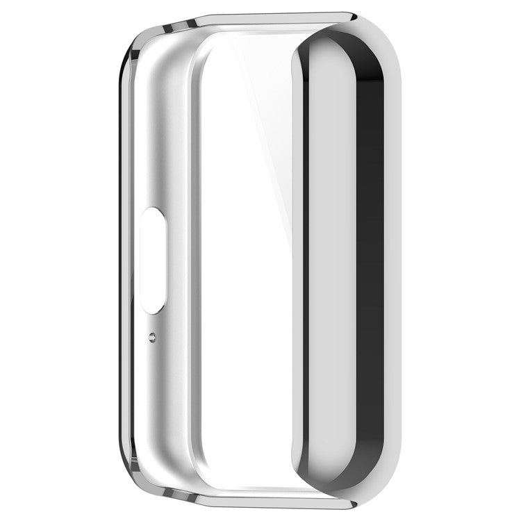 For Samsung Galaxy Fit3 Soft TPU Protective Cover All-inclusive Electroplating Watch Case - Silver