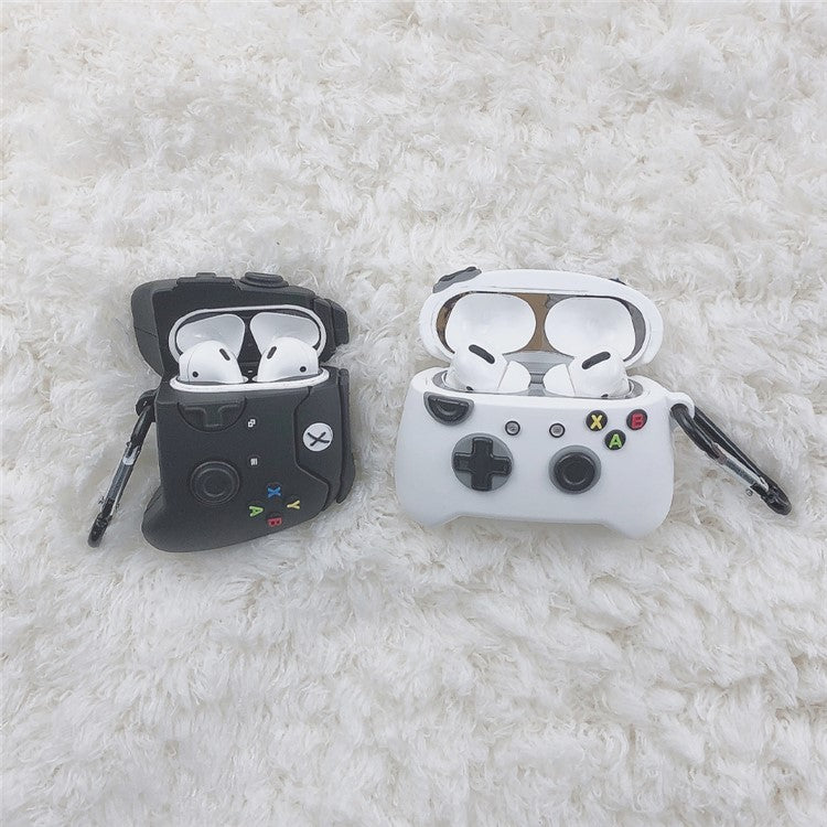 Gamepad Shape Silicone Protective Case for Apple AirPods Pro - Black