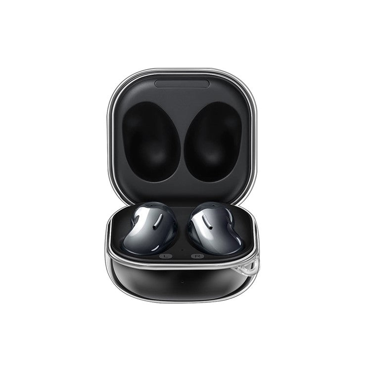 Drop Resistant Hard PC Case for Samsung Galaxy Buds Live / Buds Pro / Buds 2 / Buds 2 Pro - Transparent