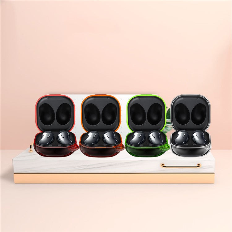 Drop Resistant Hard PC Case for Samsung Galaxy Buds Live / Buds Pro / Buds 2 / Buds 2 Pro - Transparent