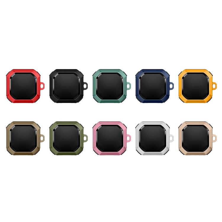 Rubberized PC + TPU Protective Case for Samsung Galaxy Buds Live - Black