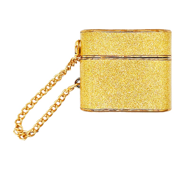 For Apple AirPods 3 TWS Headset Cover Leather Texture PC+TPU Earphone Case - Yellow