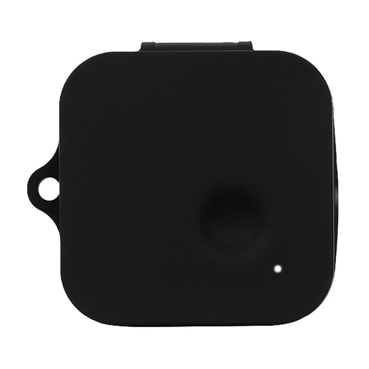 For Nothing Ear (R)-Ear 2024 Silicone Case Anti-Scratch Wireless Earphone Cover with Hanging Buckle - Black