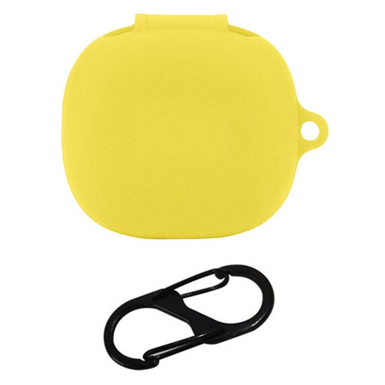 For Anker Soundcore P25i Silicone Cover Bluetooth Earphone Anti-scratch Sleeve with Anti-lost Buckle - Yellow