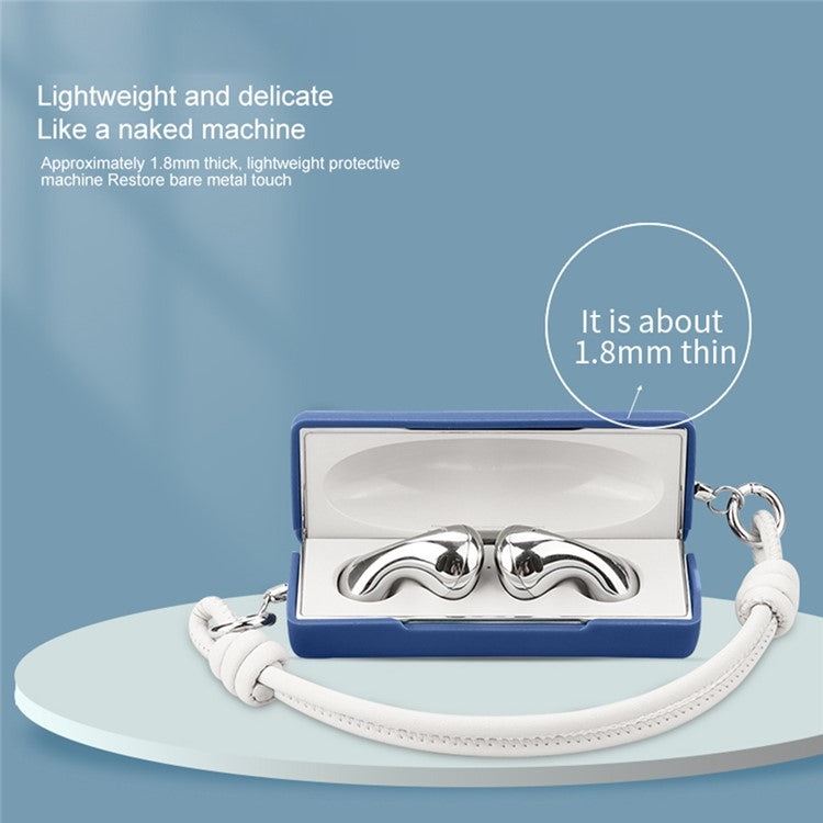 For Huawei Freebuds Lipstick 2 Silicone Case Anti-Scratch Bluetooth Earphone Cover - Dark Blue