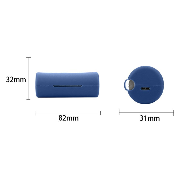 For Huawei FreeBuds Lipstick 2 Silicone Case Anti-Scratch Bluetooth Earphone Cover - Baby Blue