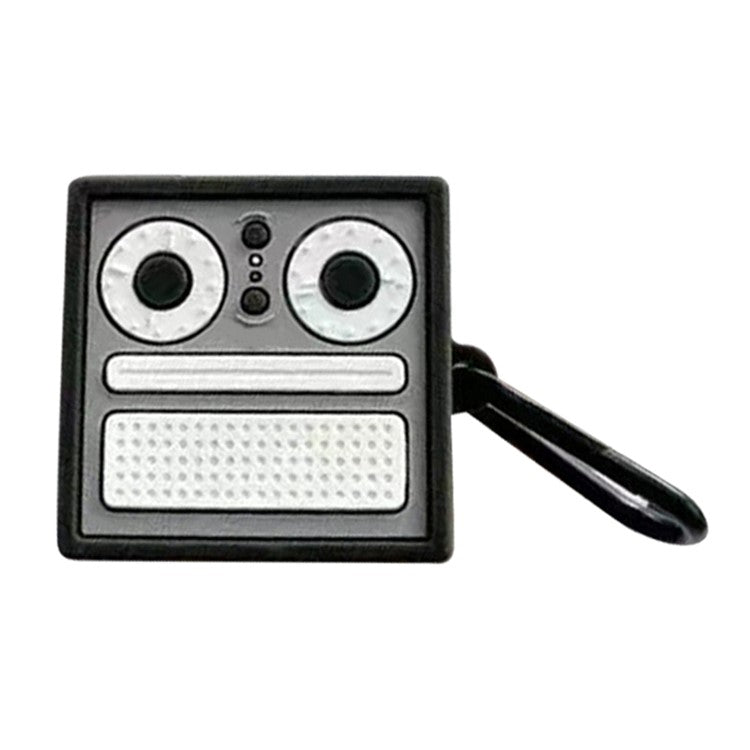 For Samsung Galaxy Buds FE Cartoon Silicone Case Bluetooth Earphone Anti-dust Cover - Dual Eye Black Radio