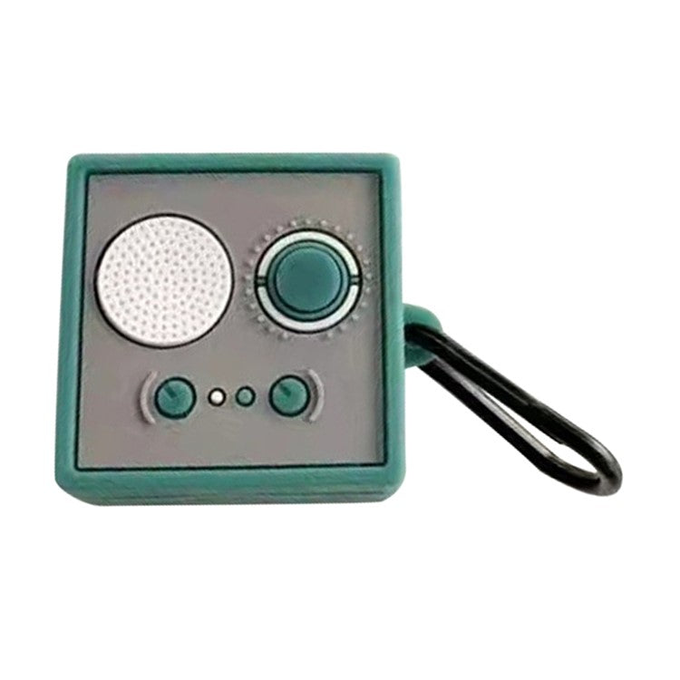 For Samsung Galaxy Buds Pro Bluetooth Earphone Silicone Cover Lovely Cartoon Sleeve - Single Eye Green Radio