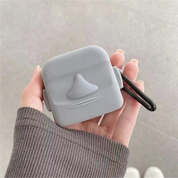 For Samsung Galaxy Buds Pro Bluetooth Earphone Silicone Cover Lovely Cartoon Sleeve - Stone Man