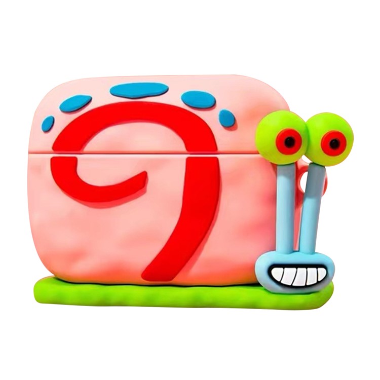 For Baseus Bowie M2 Bluetooth Earphone Cover Cartoon Dust-Proof Silicone Case - Snail