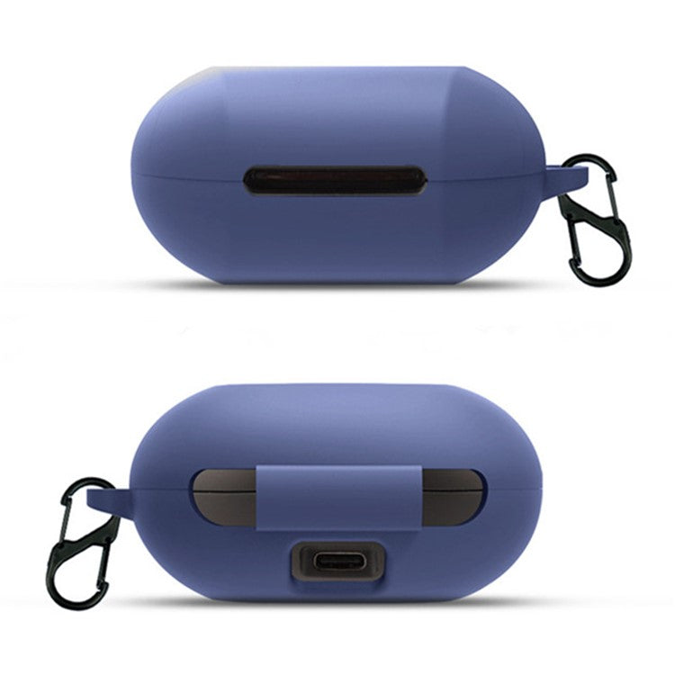 For Edifier Neobuds Pro Earphone Cover Housing Silicone Case with Buckle - Dark Blue