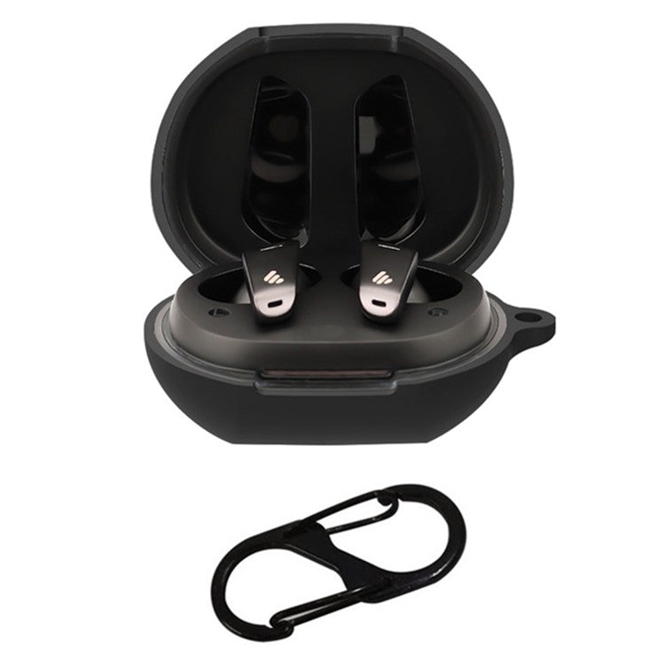For Edifier NeoBuds Pro Earphone Cover Housing Silicone Case with Buckle - Black